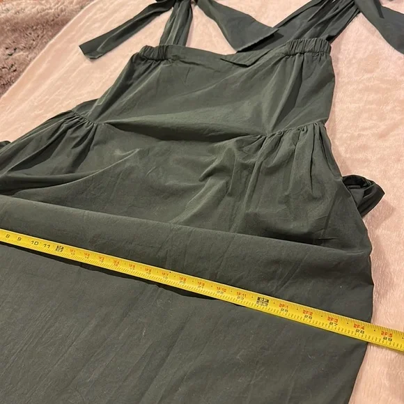 🇿🇦 L, AK JP brand dress from a swanky boutique in Cape Town. Forest Green NWOT - Picture 14 of 16